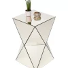 KARE Design Tische-Beistelltisch Luxury Triangle Champagne