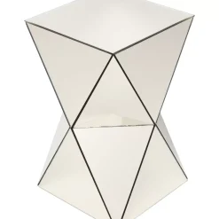 KARE Design Tische-Beistelltisch Luxury Triangle Champagne