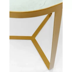 KARE Design Tische-Beistelltisch Marble Gold O45