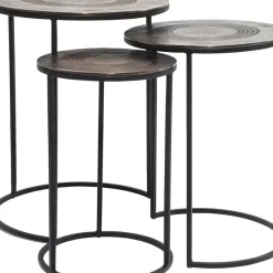 KARE Design Tische-Beistelltisch Marrakesh (3/Set) O48Cm