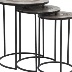 KARE Design Tische-Beistelltisch Marrakesh (3/Set) O48Cm