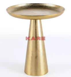 KARE Design Tische-Beistelltisch Plateau Uno Messing O45Cm