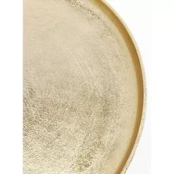 KARE Design Tische-Beistelltisch Plateau Uno Messing O45Cm