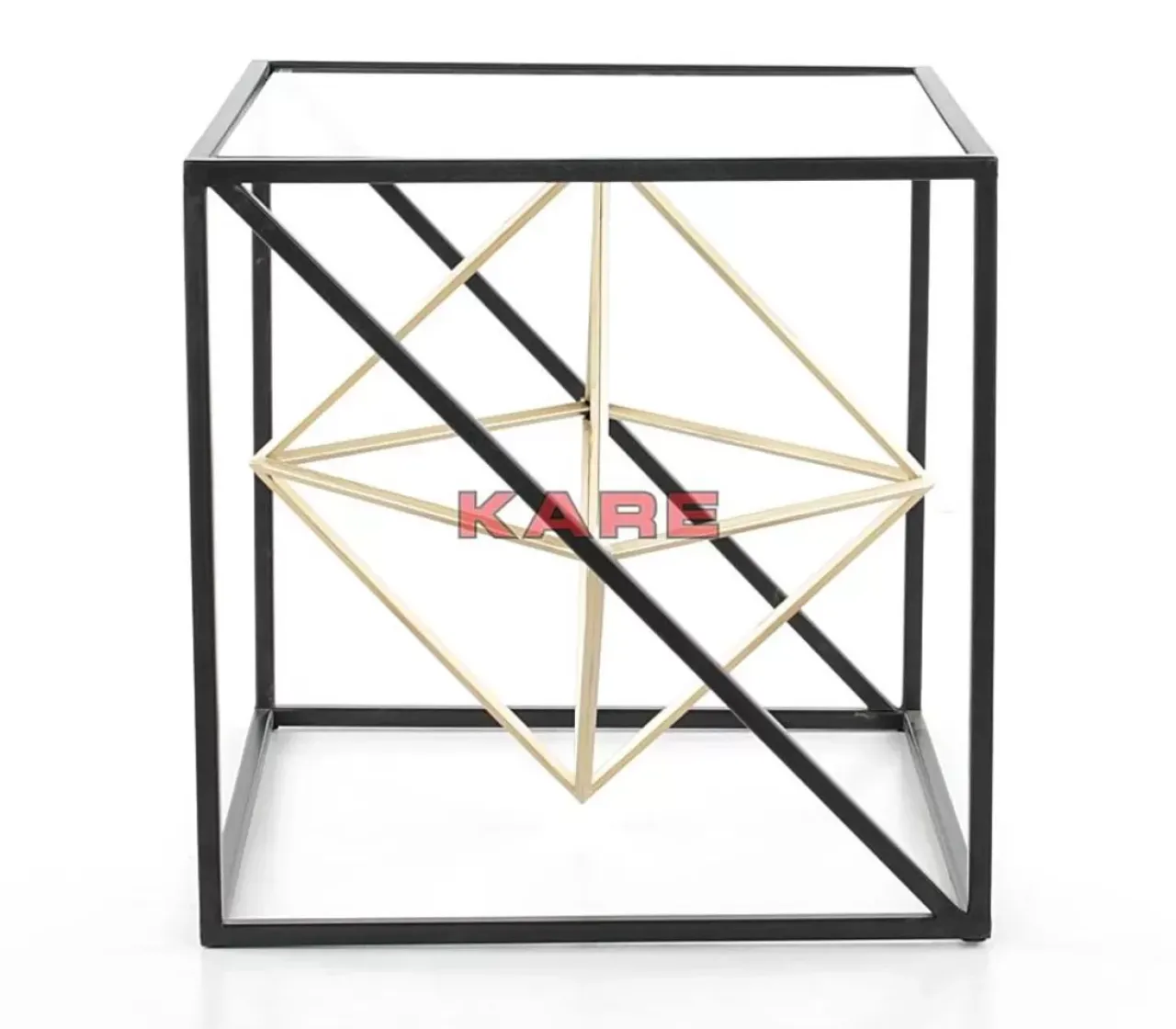 KARE Design Tische-Beistelltisch Prisma 45X45Cm