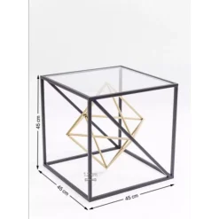 KARE Design Tische-Beistelltisch Prisma 45X45Cm