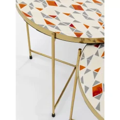 KARE Design Tische-Beistelltisch Priya Weis (2/Set)