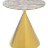 KARE Design Tische-Beistelltisch Rita Gold O50Cm