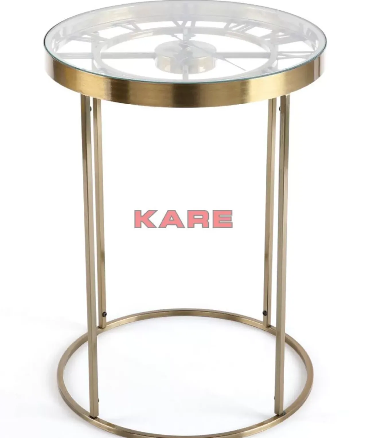 KARE Design Tische-Beistelltisch Roman Brass O42Cm
