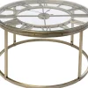 KARE Design Tische-Beistelltisch Roman Brass O76Cm