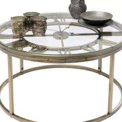 KARE Design Tische-Beistelltisch Roman Brass O76Cm