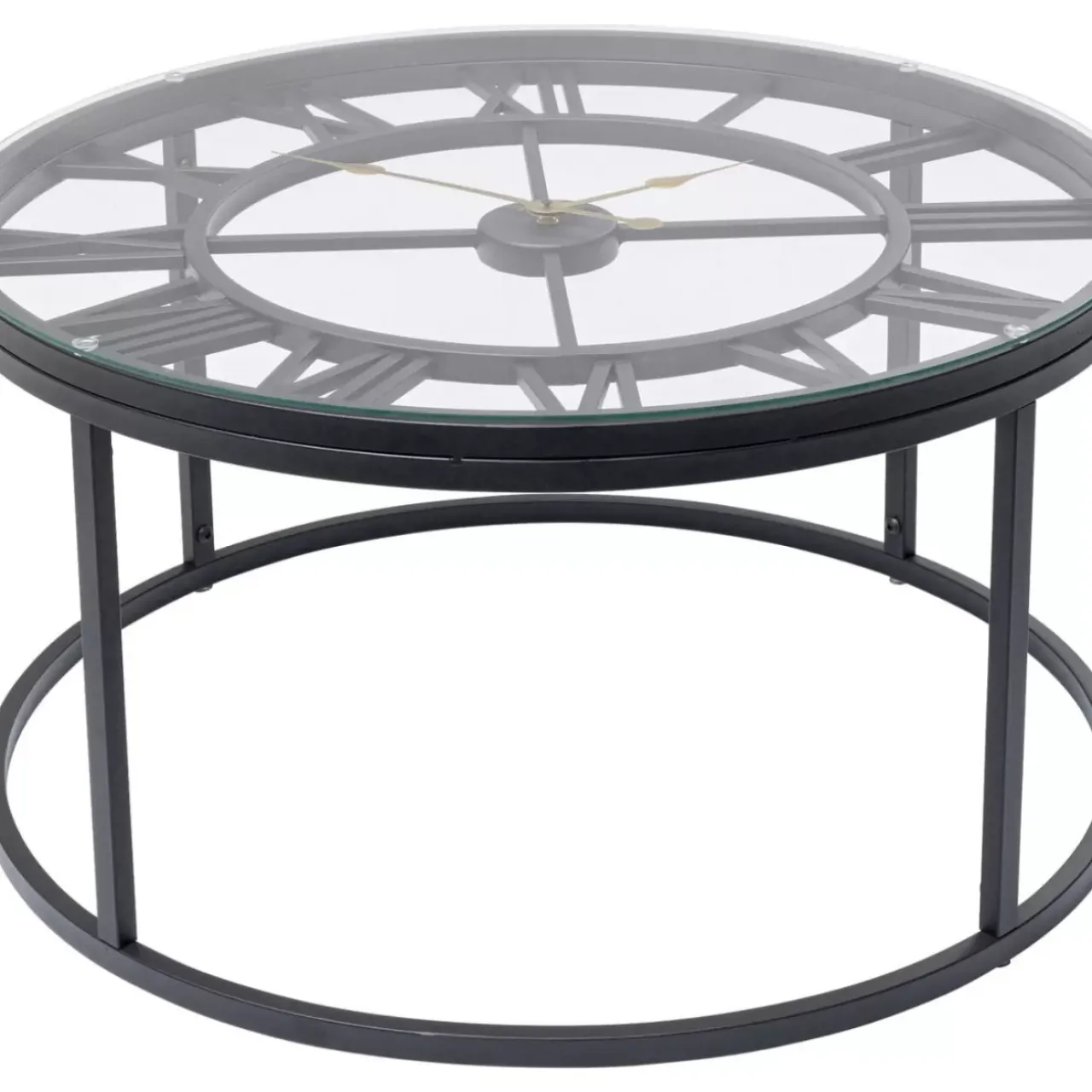 KARE Design Tische-Beistelltisch Roman Schwarz O76Cm