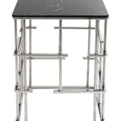 KARE Design Tische-Beistelltisch Rome Silber 40X40Cm