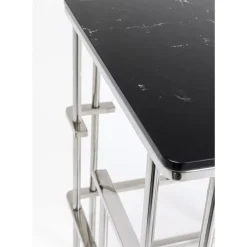 KARE Design Tische-Beistelltisch Rome Silber 40X40Cm