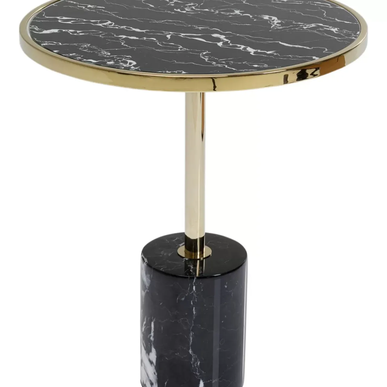 KARE Design Tische-Beistelltisch San Remo Base Schwarz O46Cm