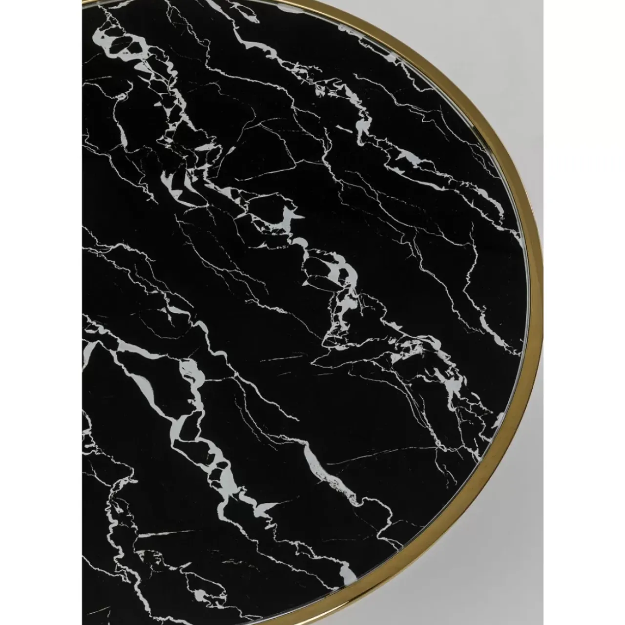 KARE Design Tische-Beistelltisch San Remo Base Schwarz O46Cm