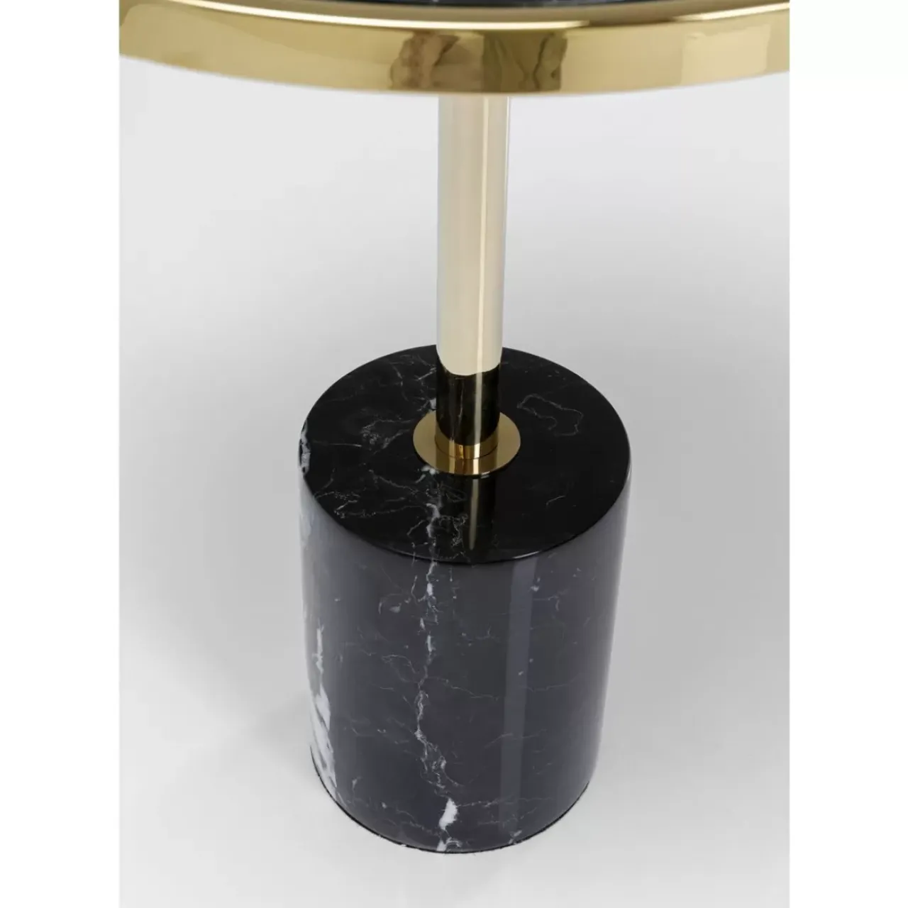 KARE Design Tische-Beistelltisch San Remo Base Schwarz O46Cm