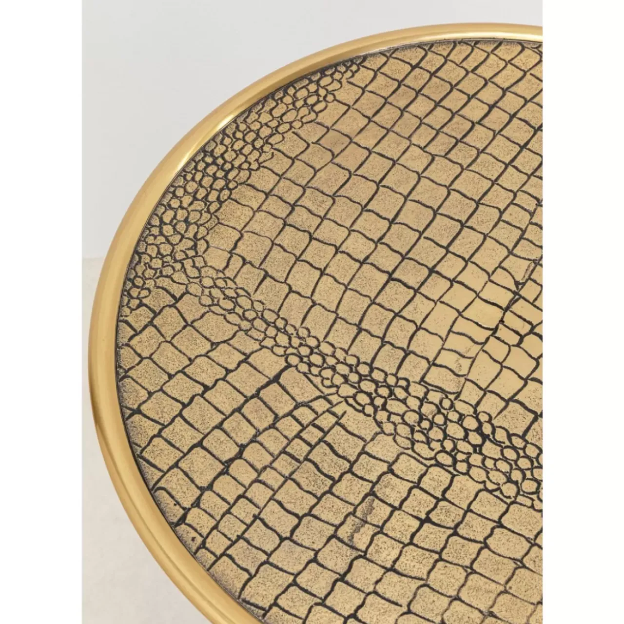 KARE Design Tische-Beistelltisch Spacey Gold O36Cm