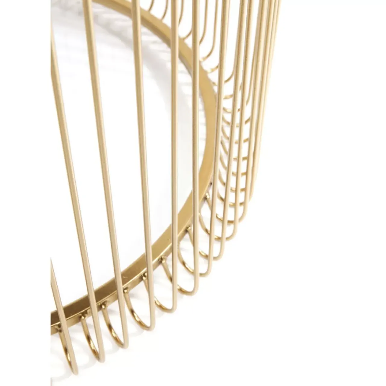 KARE Design Tische-Beistelltisch Wire Messing (2/Set) O44Cm