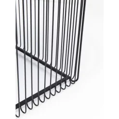 KARE Design Tische-Beistelltisch Wire Square Schwarz (2/Set) 45X45Cm