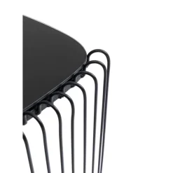 KARE Design Tische-Beistelltisch Wire Triangle Schwarz (2/Set)