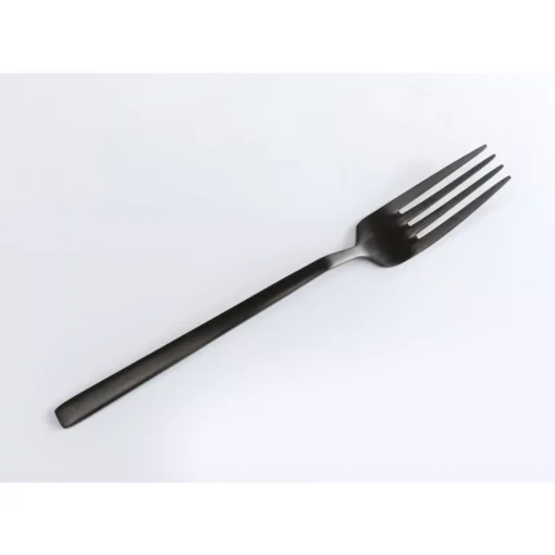 KARE Design Geschirr & Tischaccessoires-Besteck Gloria Matt Schwarz (16-Tlg.)