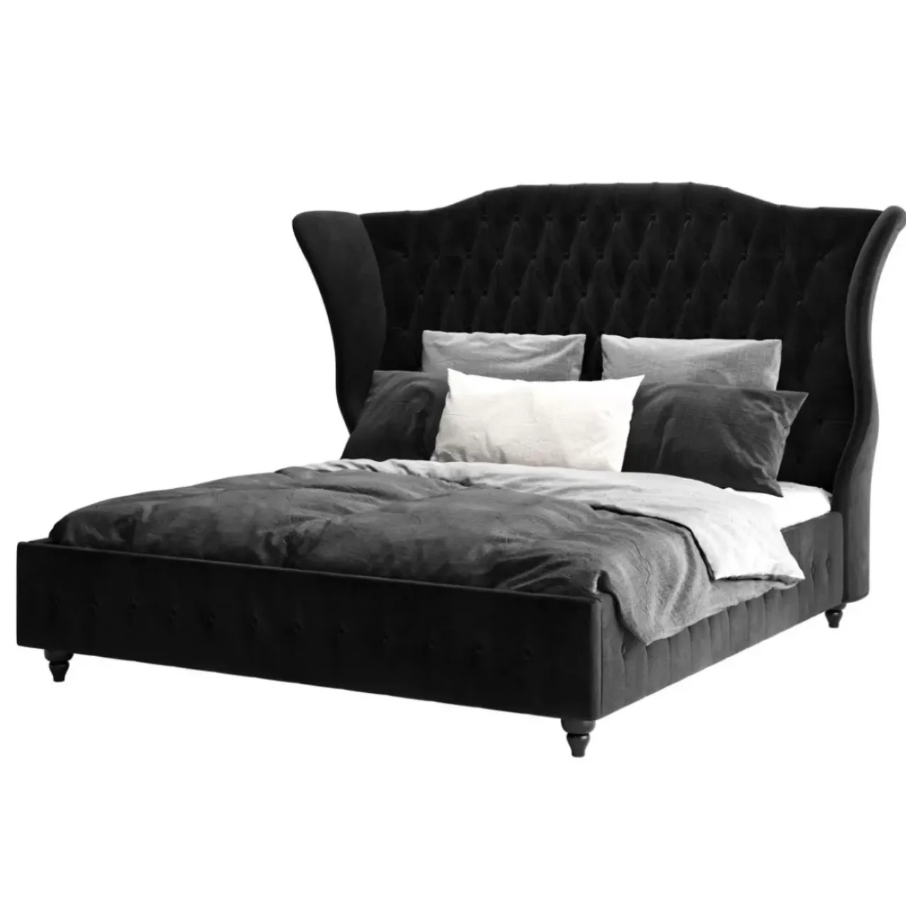 KARE Design Betten-Bett City Spirit Graphit 160X200Cm