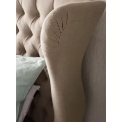 KARE Design Betten-Bett City Spirit Linen Natural 180X200Cm