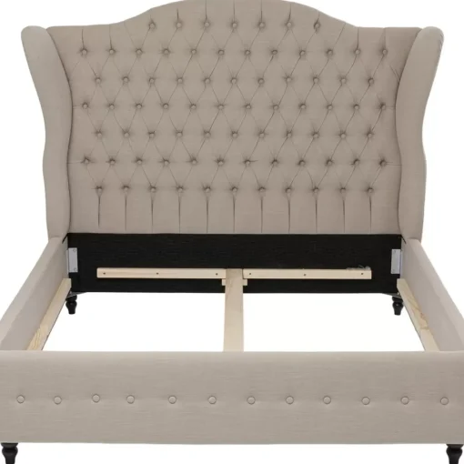 KARE Design Betten-Bett City Spirit Linen Natural 180X200Cm