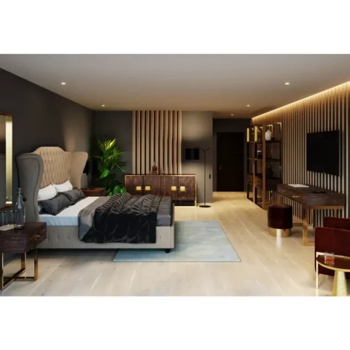 KARE Design Betten-Bett City Spirit Linen Natural 160X200Cm