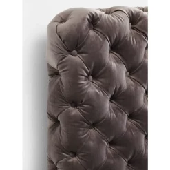 KARE Design Betten-Bett Desire Hoch Silbergrau 160X200 Cm