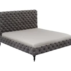 KARE Design Betten-Bett Desire Hoch Silbergrau 160X200 Cm