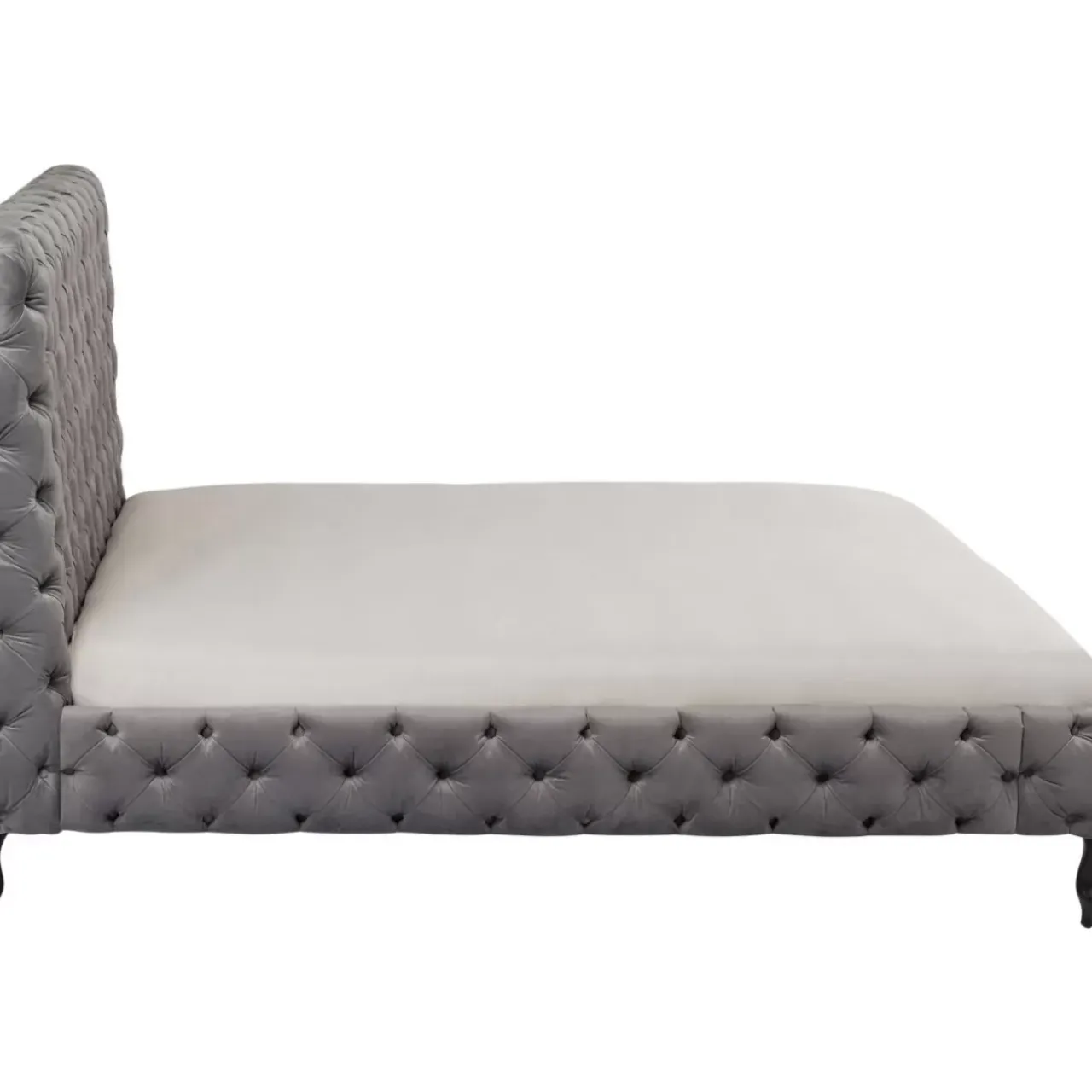 KARE Design Betten-Bett Desire Hoch Silbergrau 160X200 Cm