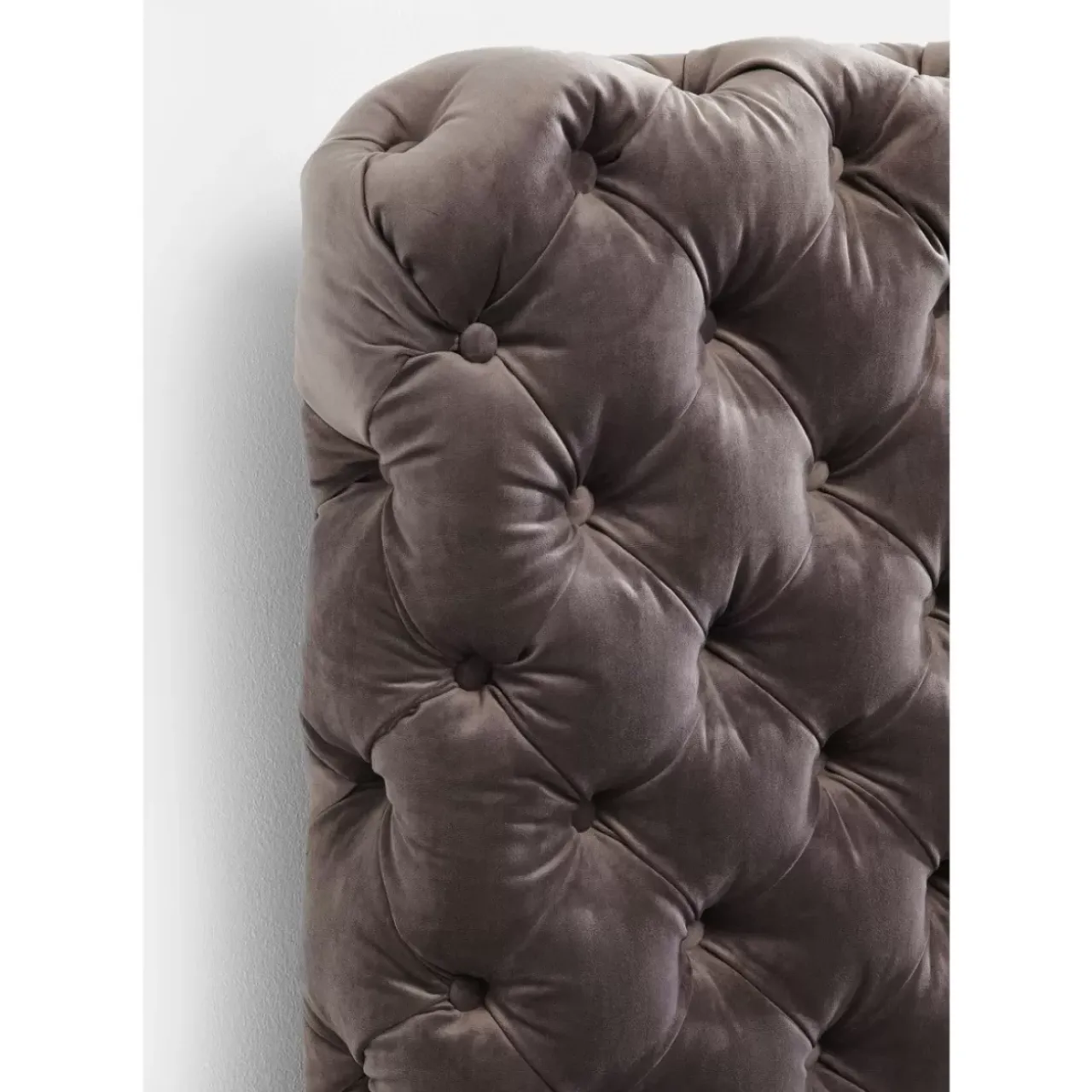 KARE Design Betten-Bett Desire Hoch Silbergrau 180X200 Cm