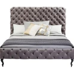 KARE Design Betten-Bett Desire Hoch Silbergrau 180X200 Cm