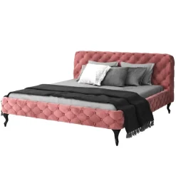 KARE Design Betten-Bett Desire Velvet Rose 160X200Cm