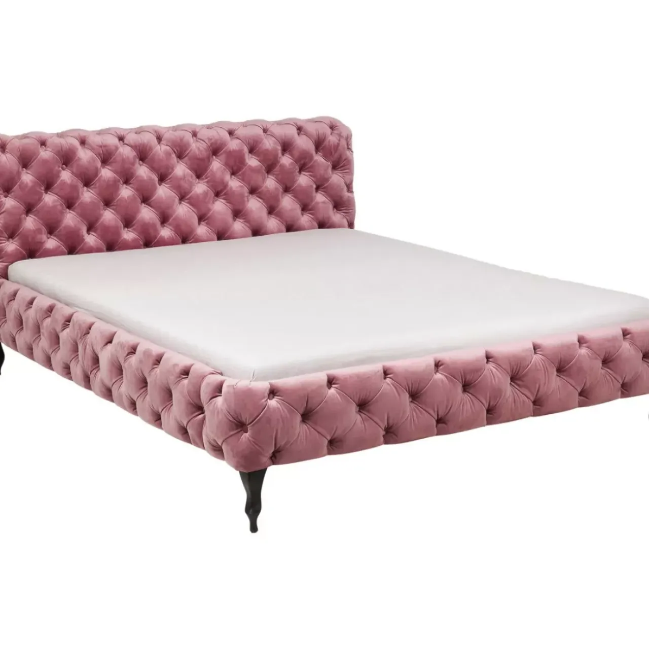 KARE Design Betten-Bett Desire Velvet Rose 180X200Cm