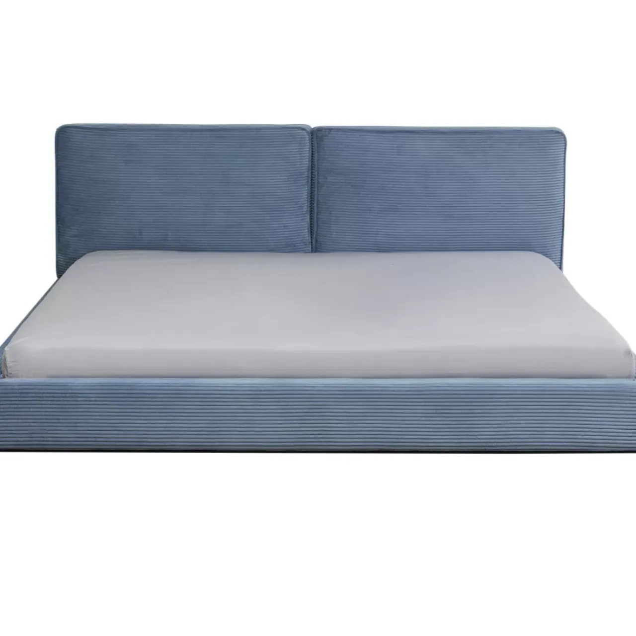 KARE Design Betten-Bett East Side Cord Blau 160X200Cm