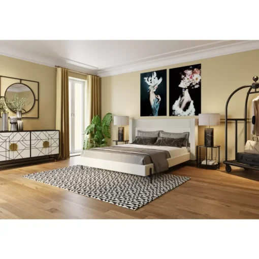 KARE Design Betten-Bett Tivoli Ecru 160X200Cm