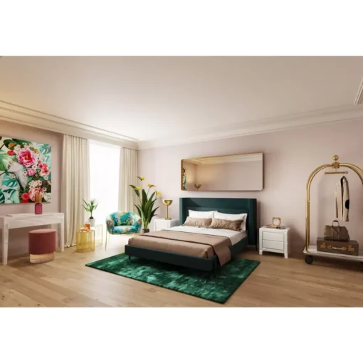 KARE Design Betten-Bett Tivoli Grun 160X200