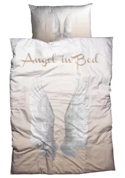 KARE Design Deko & Geschenkartikel-Bettwasche Angel In Bed 160X210 + Kissen 50X70