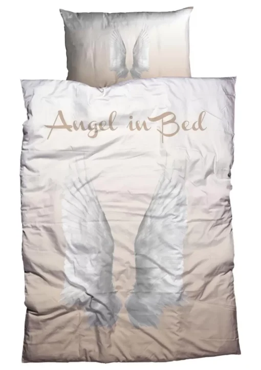 KARE Design Deko & Geschenkartikel-Bettwasche Angel In Bed 160X210 + Kissen 50X70