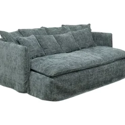 KARE Design Sofas & Couches-Bigsofa Boheme Blaugrun 230Cm