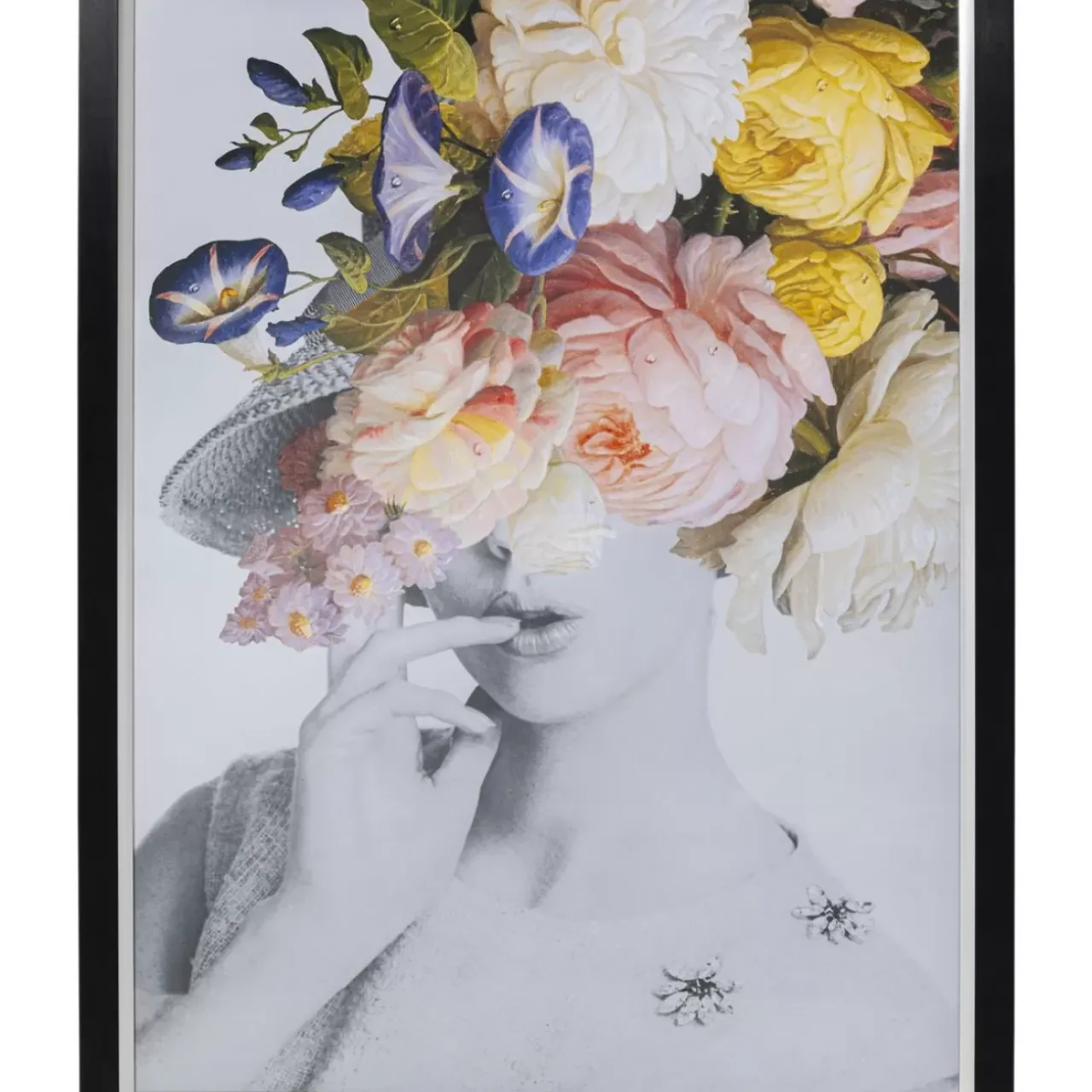 KARE Design Bilder-Bild Frame Flower Lady Pastell 152X117