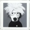 KARE Design Bilder-Bild Frame Mirror Artist Dog 60X60