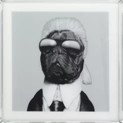 KARE Design Bilder-Bild Frame Mirror Designer Dog 60X60