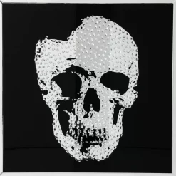 KARE Design Bilder-Bild Frame Mirror Skull 100X100Cm