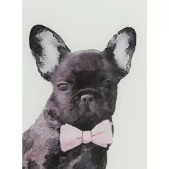 KARE Design Bilder-Bild Glas Fashion Dog 60X80Cm