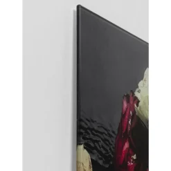 KARE Design Bilder-Bild Glas Flower Art Lady 120X120Cm