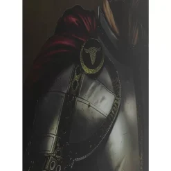 KARE Design Bilder-Bild Glas Knight Cow 120X120