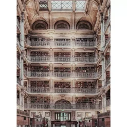 KARE Design Bilder-Bild Glas Library 150X100Cm